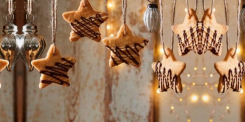 Orange And Ginger Shortbread Stars