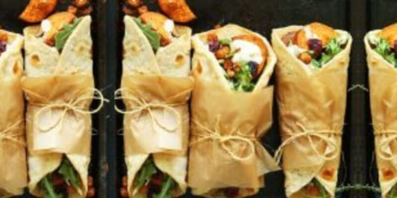 Vegan thanksgiving wraps