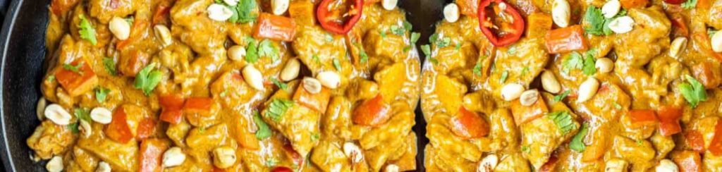 Keto Peanut Butter Chicken