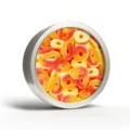 Gummy Peach Rings Tin Lorentanuts.com 