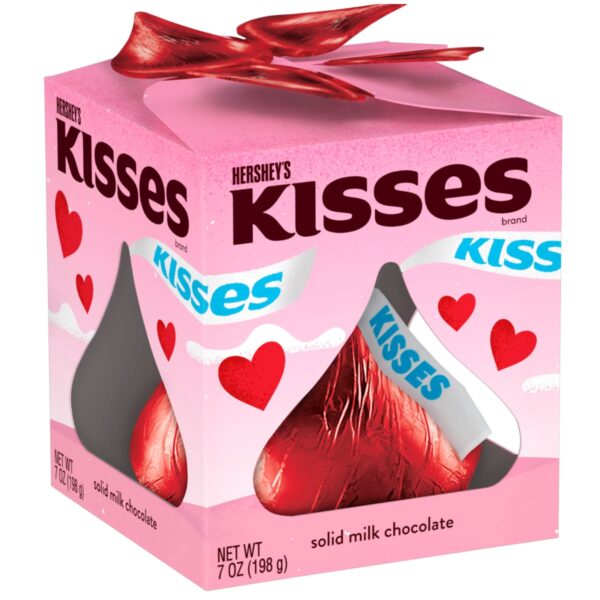 Hersheys Large Kisses Valentines Left Perspective