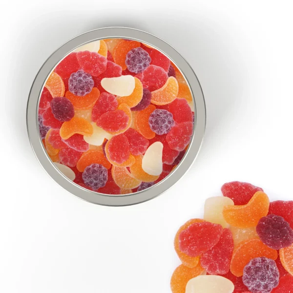 Jelly Fruits Product Tin Lorentanuts.com