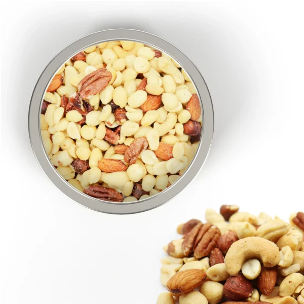 Mixed nuts with peanuts Product Tin Lorentanuts.com