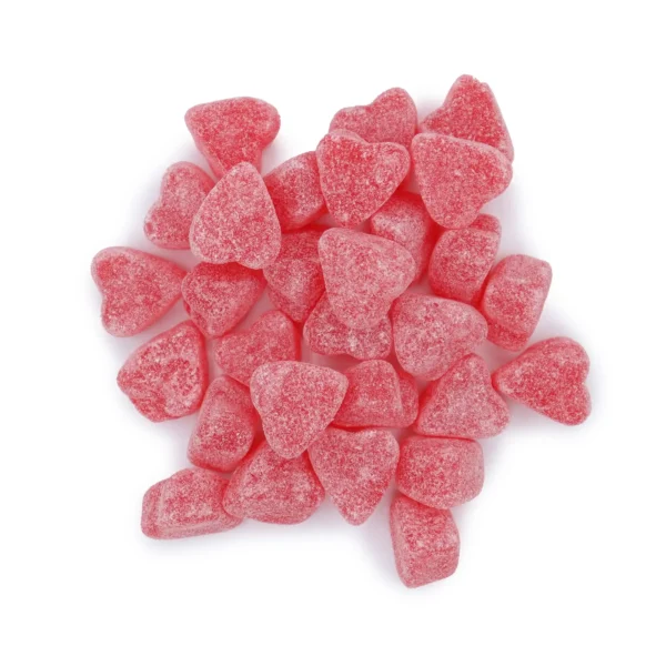 Sour Jelly HEarts Cherry Top