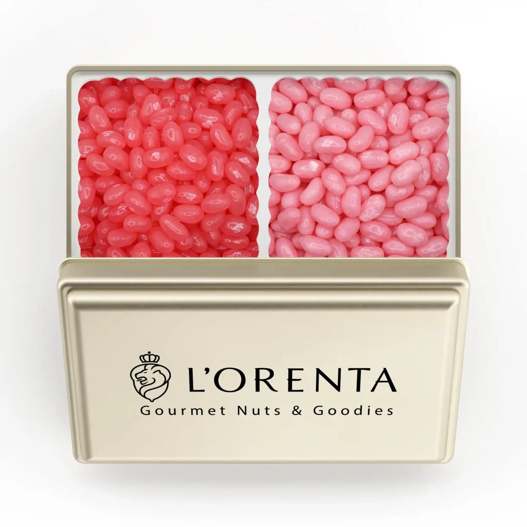 Jelly Belly Cotton Candy / Jelly Belly Bubble Gum Gold Tin