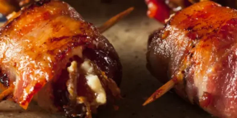 Bacon wrapped dates