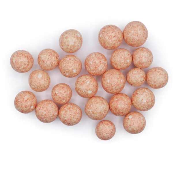 Strawberry and Cream Malt Balls Top www.lorentanuts.com