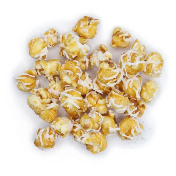 White chocolate popcorn top www.lorentanuts.com