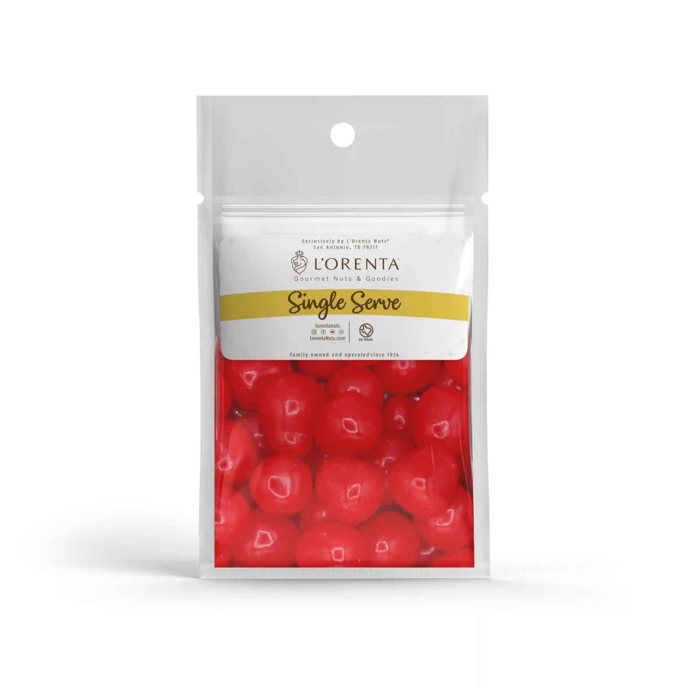 thumbnail image 2 of Sunny Island Cherry Sours Chewy Candy Balls – 3-Pound Bulk Bag 2 of 5