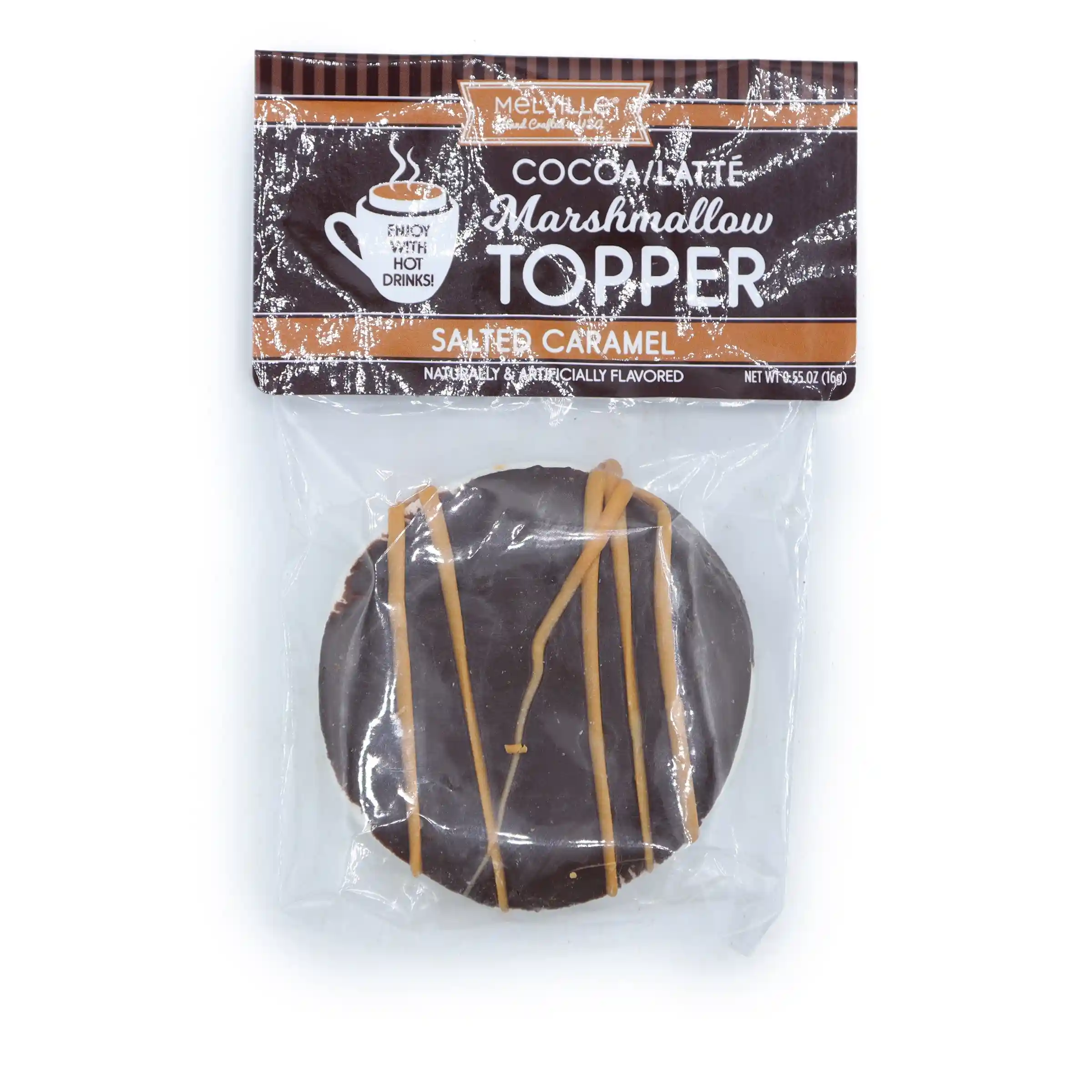 Hot Cocoa/Latte Topper: Marshmallow Dark Chocolate Peppermint - 18ct