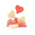 Valentine Sour Gummi Hearts Perspective