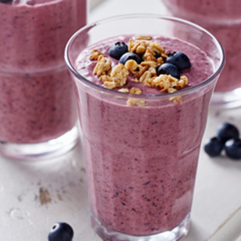 Blueberry Granola Smoothie