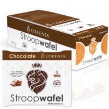 1 Chocolate Single Stroopwafel www.lorentanuts.com 