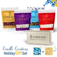 Candle Creations Holiday Gift Sets www.lorentanuts.com 